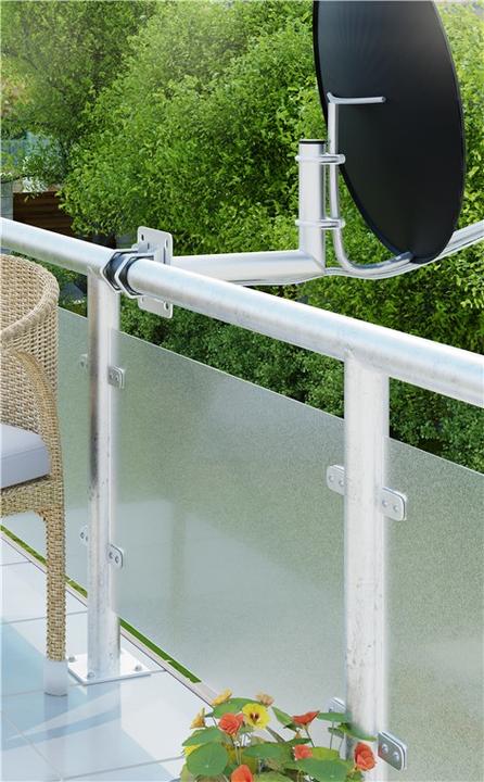 Actual product image Goobay SAT dish wall bracket (Mirrors + antennas Mounting)