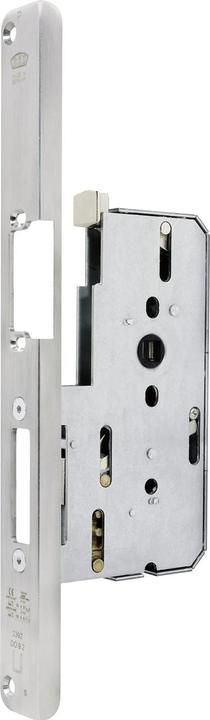BKS Escape door shoot bolt B 2392 for electric strike METÖ, DM 80, angled faceplate, left