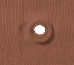 Immagine prodotto Swisshandel24 Pergola Almeria, gazebo rotondo da giardino, robusta struttura in acciaio Ø 3m - terracotta-marrone (300 cm, 300 cm)