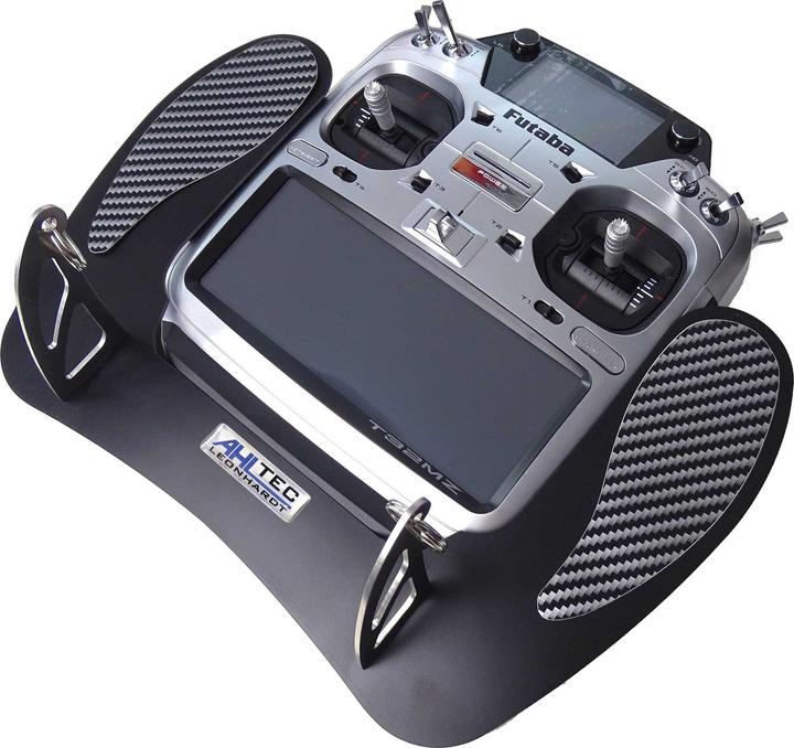 Actual product image AHLtec futaba t32mz carbon transmitter console with standard transmitter console bracket, without hand