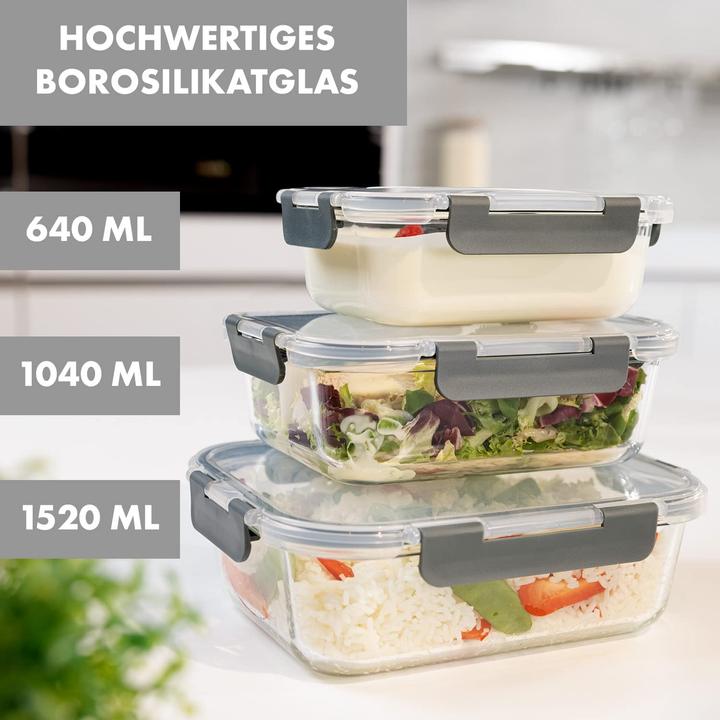 Produktbild Glaswerk Meal Prep Boxen (1.52 l)