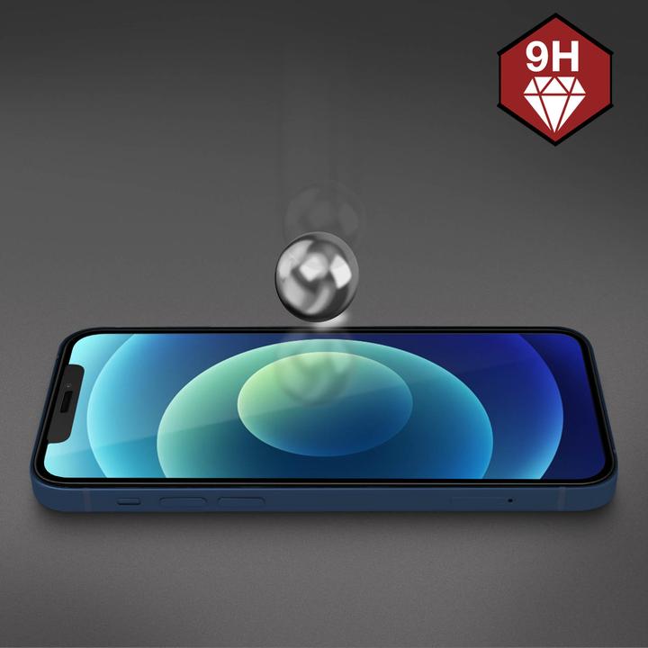 Produktbild 3MK Hardglass Max Privacy Blickschutz Folie (1 Stück, Realme 12 Pro+, Apple iPhone 12)