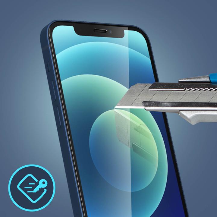 Produktbild Avizar Kristallklare Folie, Glas-Displayschutz (1 Stück, Apple iPhone 12 Pro)
