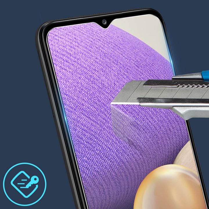 Produktbild Avizar Kristallklare Folie, Glas-Displayschutz (1 Stück, Samsung Galaxy A32 5G)