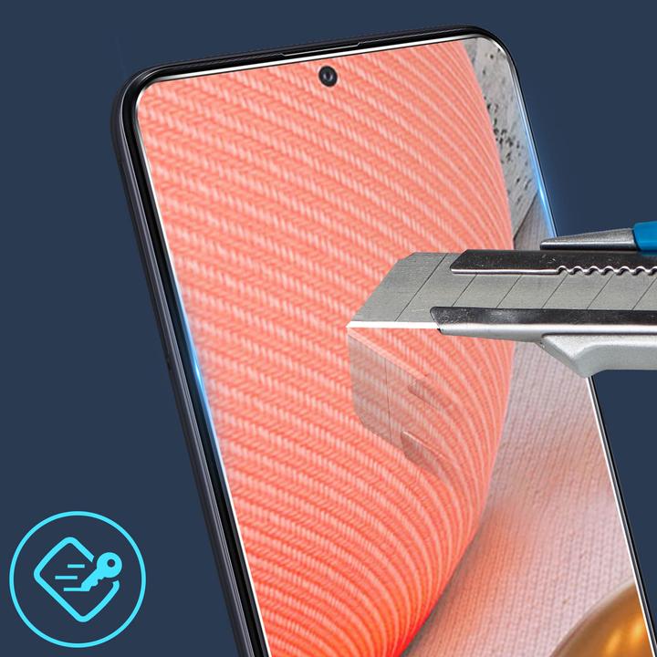 Produktbild Avizar Kristallklare Folie, Glas-Displayschutz (1 Stück, Samsung Galaxy A72)