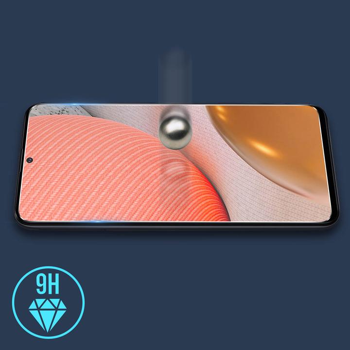 Produktbild Avizar Kristallklare Folie, Glas-Displayschutz (1 Stück, Samsung Galaxy A72)