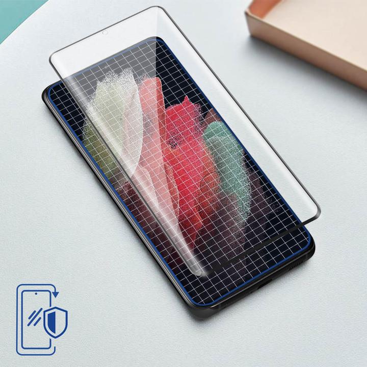 Produktbild 3MK Hardglass Max Bildschirmschutz (1 Stück, Samsung Galaxy S21 Ultra)