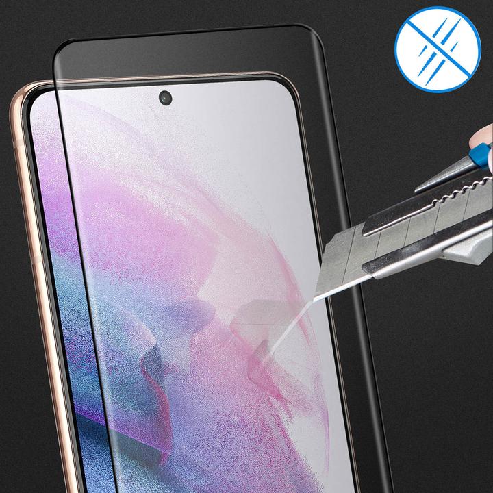 Actual product image Avizar Edge to Edge screen protector, display foil (1 Piece, Samsung Galaxy S21+)
