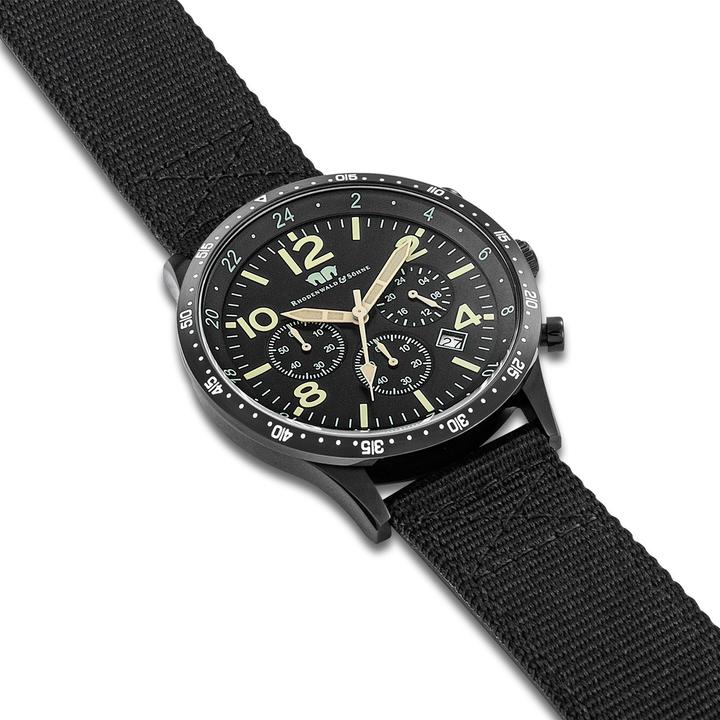 Produktbild Herren Chronograph Flight Captain Nylon Grün - 34128 (Chronograph, 43.80 mm)