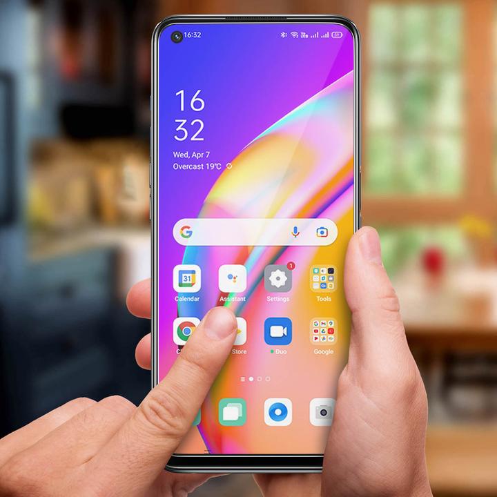 Actual product image Avizar Crystal clear film, glass screen protector (1 Piece, Oppo A94 5G)