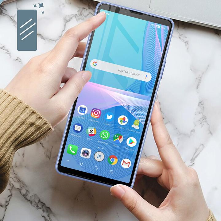 Produktbild Avizar Kristallklare Folie, Glas-Displayschutz (1 Stück, Sony Xperia 10 IV)