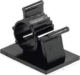Actual product image Exertis Connect Cable holder, cable mounting clip, self-adhesive, pack of 100 7.9 mm to 10.3 mm