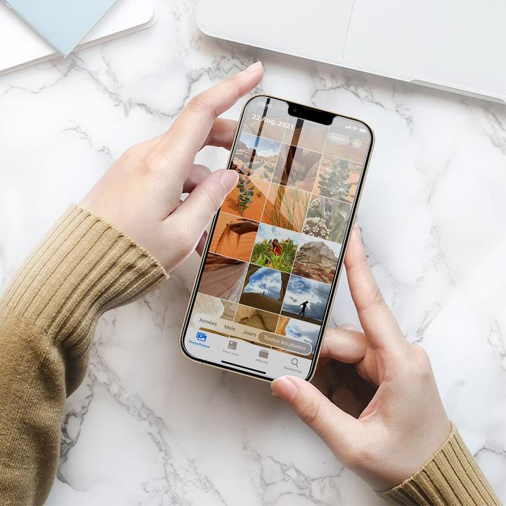 Actual product image Avizar Crystal clear film, glass screen protector (1 Piece, Apple iPhone 14 Plus)