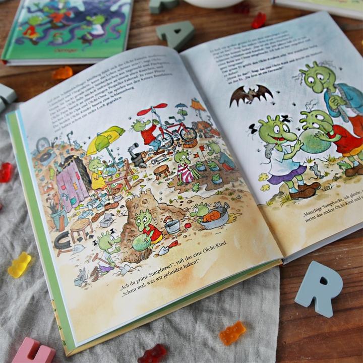Productafbeelding Die Olchis. Das krötige Familien-Bilderbuch (Duits, Erhard Dietl, 2023)