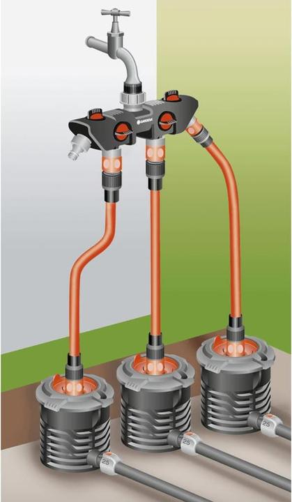 Produktbild Gardena 4-Wege-Verteiler (4 Wege Verteiler)