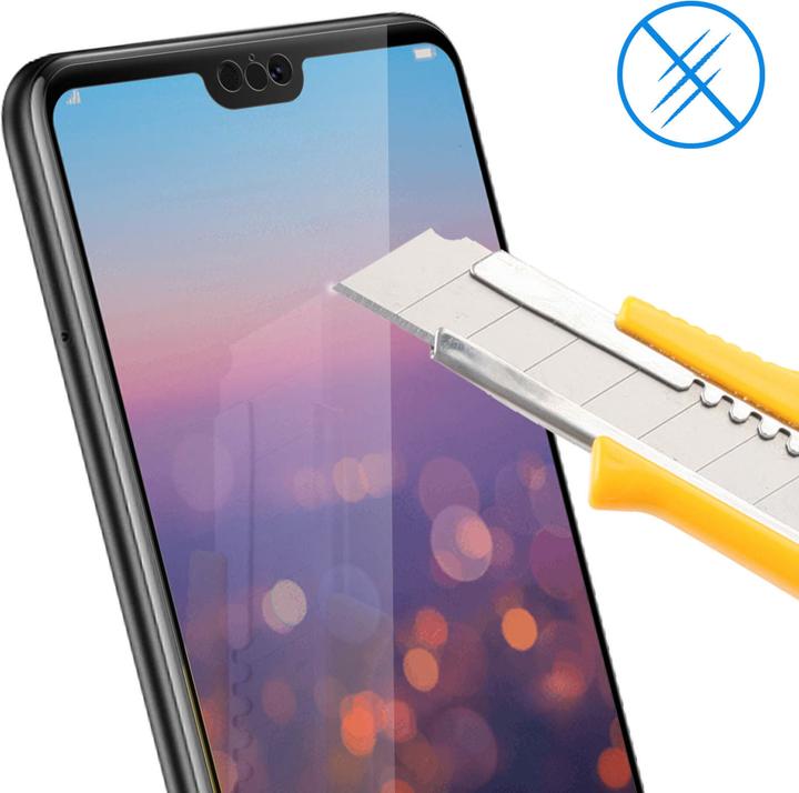 Actual product image Avizar bulletproof glass, glass protective film, protective glass (1 Piece, Huawei P20)