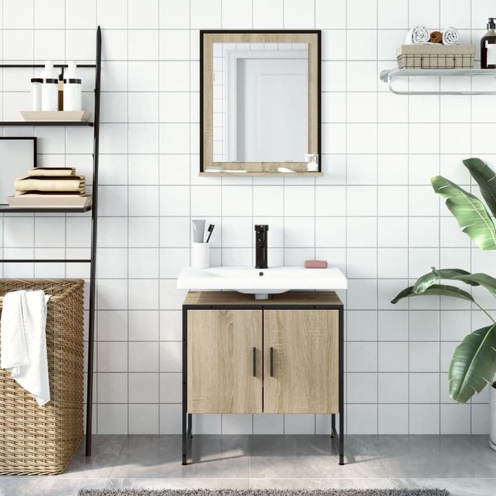 Actual product image VidaXL 2-piece bathroom furniture set