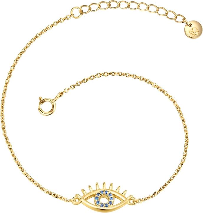 Produktbild Glanzstücke München Damen Armband Allsehendes Auge Sterling Silber - 34650 (17 cm, Sterling Silber 100%)