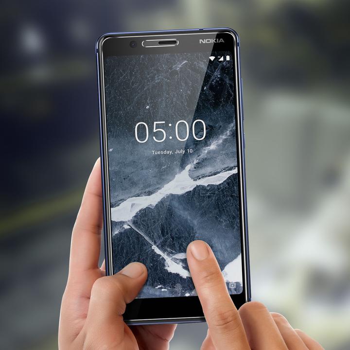 Produktbild Avizar Kristallklare Folie, Glas-Displayschutz (1 Stück, Nokia 5.1)