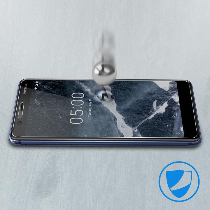 Produktbild Avizar Kristallklare Folie, Glas-Displayschutz (1 Stück, Nokia 5.1)
