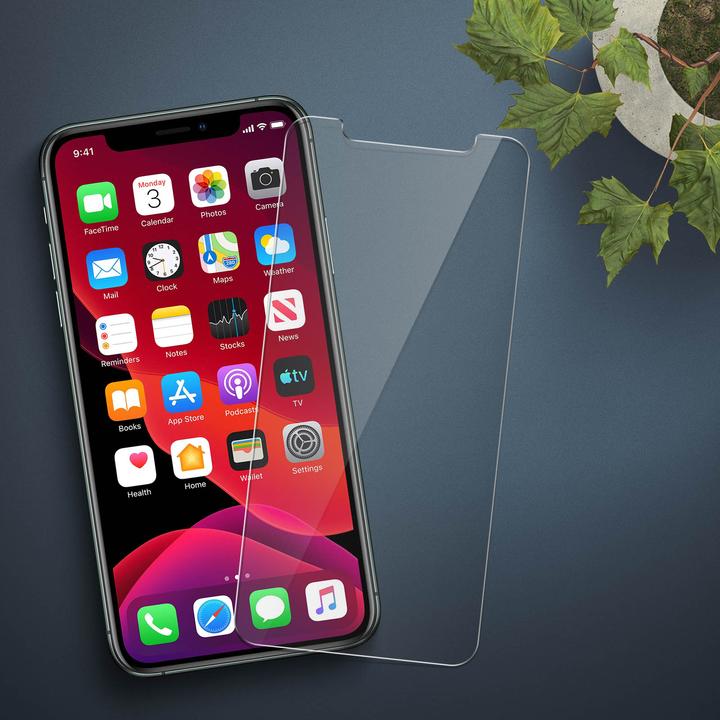Actual product image Avizar Crystal clear film, glass screen protector (1 Piece, Apple iPhone 11 Pro Max)