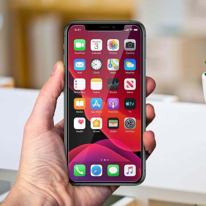Actual product image Avizar Crystal clear film, glass screen protector (1 Piece, Apple iPhone 11 Pro Max)