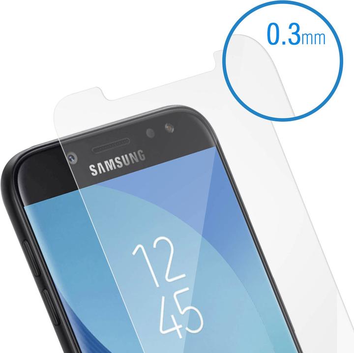 Actual product image Avizar Crystal clear film, glass screen protector (1 Piece, Samsung Galaxy J7 2017)