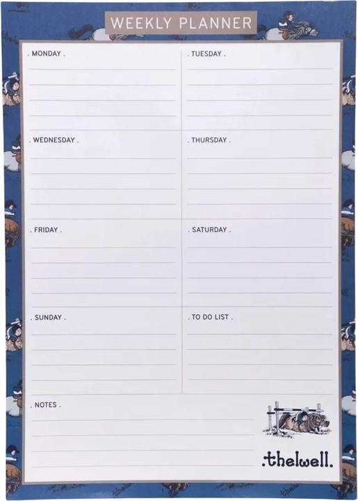 Nährwerte und Zutaten Thelwell Wochenplaner A4 (A4, Deutsch)