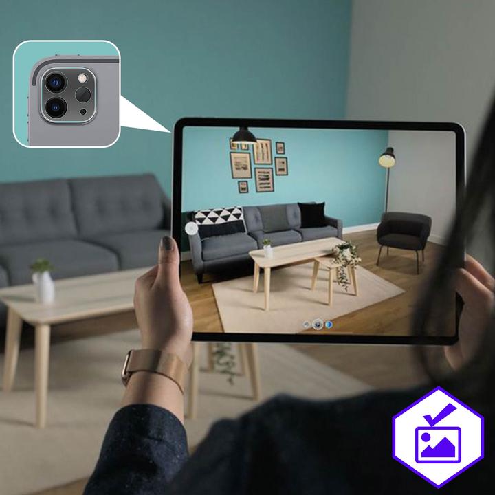 Actual product image Avizar Protective film, rear camera film, camera protection (1 Piece, iPad Pro 12.9 2022 (6th Gen))