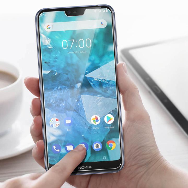 Produktbild Avizar Kristallklare Folie, Glas-Displayschutz (2 Stück, Nokia 7.1)