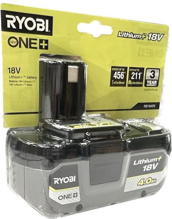 Actual product image Ryobi RB1840X (18 V)