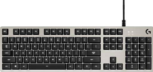 Produktbild Logitech G413 Mechanical Gaming Keyboard Silver, UK-Layout (Eng. Int., Kabelgebunden)