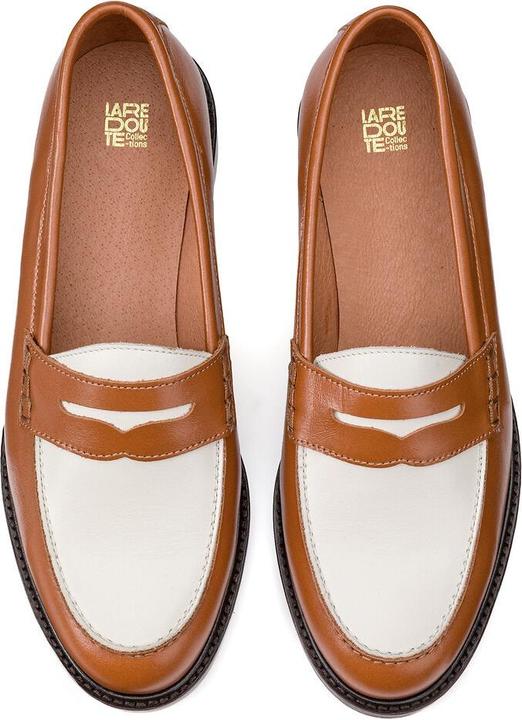 Actual product image La Redoute Collections Leather moccasins (42)