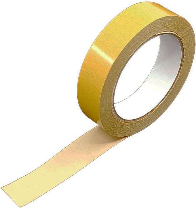 Produktbild tesa Klebeband doppelseitig Bandfix, glatt, Schutzpapier braun, 15mm×50m (15 mm)