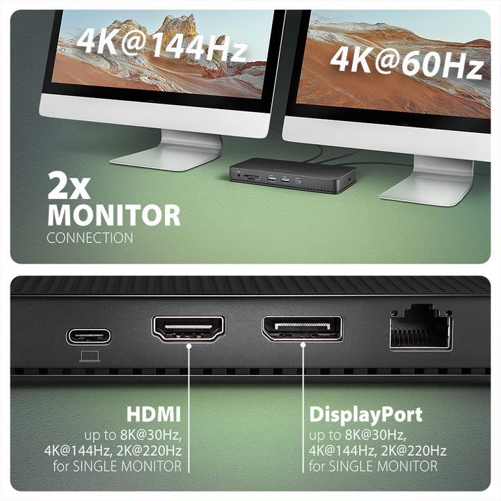 Actual product image Axagon HMC-U4 (USB-C, 1 Ports)
