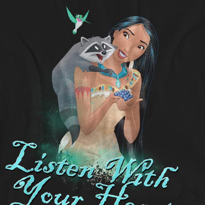 Immagine prodotto Disney Listen With Your Heart Maglietta Adulto Unisex (S)