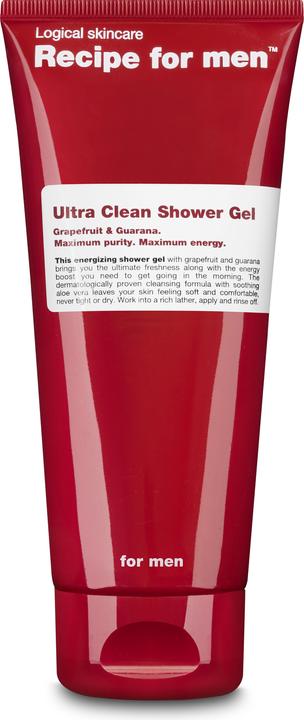 Actual product image Recipe for men Ultra Clean Shower Gel (200 ml)