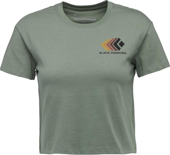Actual product image Black Diamond Faded Crop Ss Tee (M)