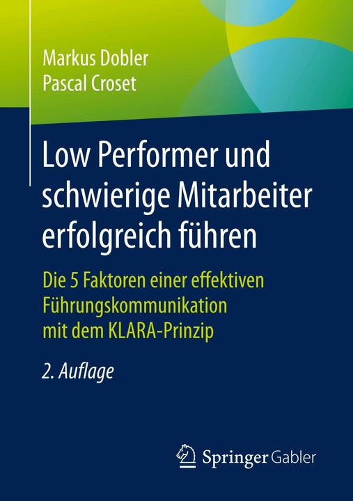 Image du produit Low Performer und schwierige Mitarbeiter erfolgreich führen (Allemand, Markus Dobler, Pascal Croset, 2020)