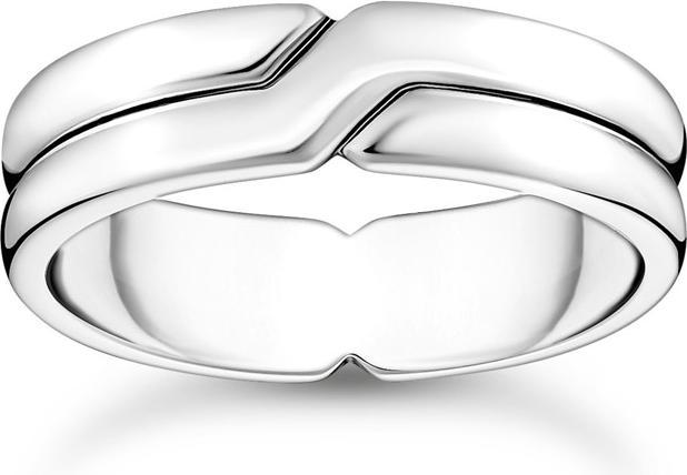 Produktbild Thomas Sabo Ring gekreuzt Silber (60, 925 Silber)