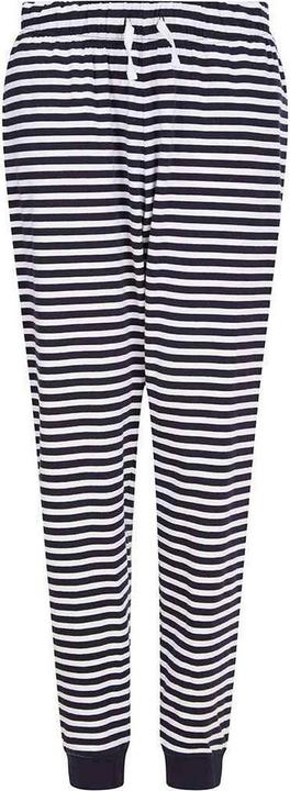 Weiss gestreift, Marineblau