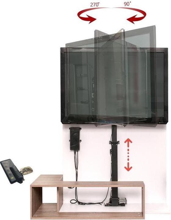 Produktbild Xantron TV Möbel Lift PREMIUM-K1-RotoLift-AutoLid (Universal, 50", 30 kg)