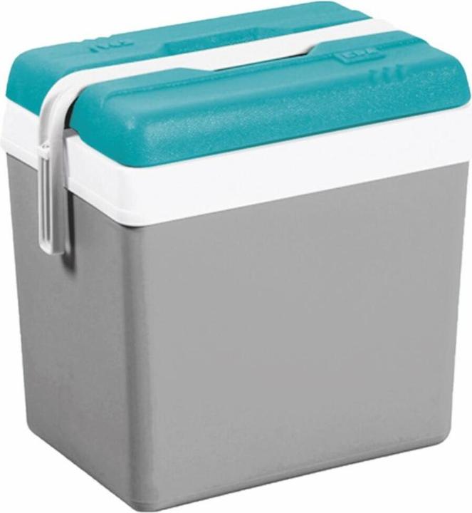 EDA Plastiques Kühlbox Promotion 24 l blau/grau blauer Deckel, Box grau (24 l)