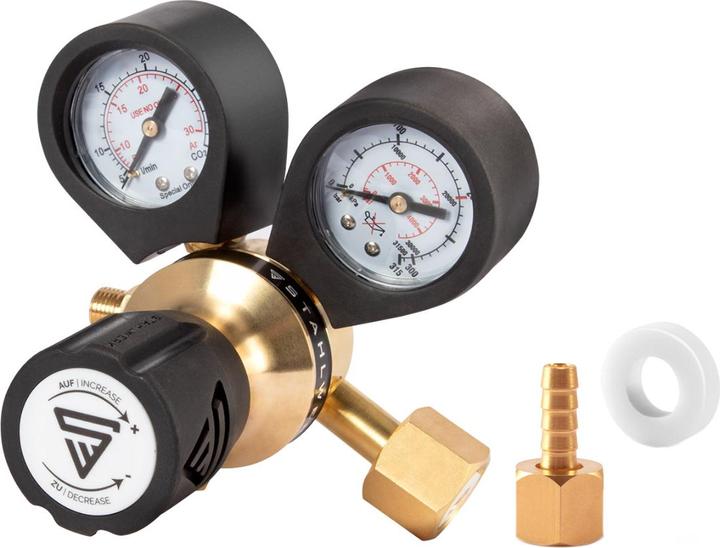 Actual product image Stahlwerk Pressure regulator ARGON CO2 Mixed gas shielding gas up to 315 bar Welding equipment
