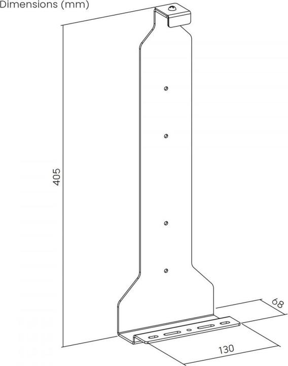 Produktbild Maclean Wandhalterung für PS5, 10 kg max, RS180 (PS5)