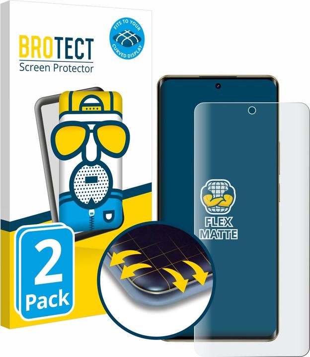 Actual product image BROTECT Full-Screen Protector Matte (2 Piece, Realme 13 Pro)