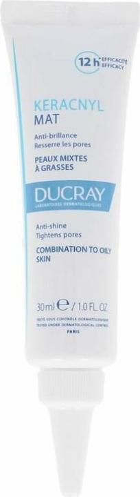 Actual product image Ducray DUCRAY Keracnyl Mattifying Cream matujący krem do cery tłustej i trądzikowej 30ml (30 ml, Day cream)