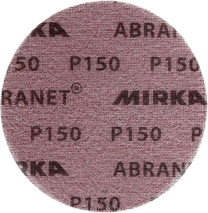 Image du produit Mirka ABRANET Disque abrasif auto-agrippant 150 mm P150, 50 pcs. (5424105015) (P150)