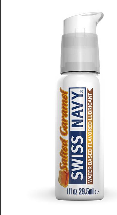 Actual product image Swiss Navy Salted Caramel Flavored Lubricant - 30ml/1oz (30 ml)