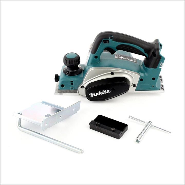 Productafbeelding Makita DKP 180 RA1J Accu schaafmachine 18 V 82 mm + 1x Accu 2.0 Ah + Lader + Makpac